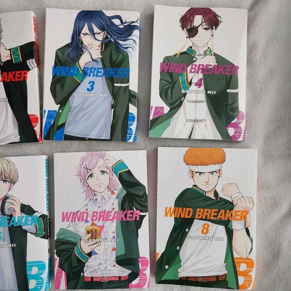 Wind Breaker Vol. 1-8 Manga Set English EXCELLENT CONDITION Paperback Books - Picture 4 of 11